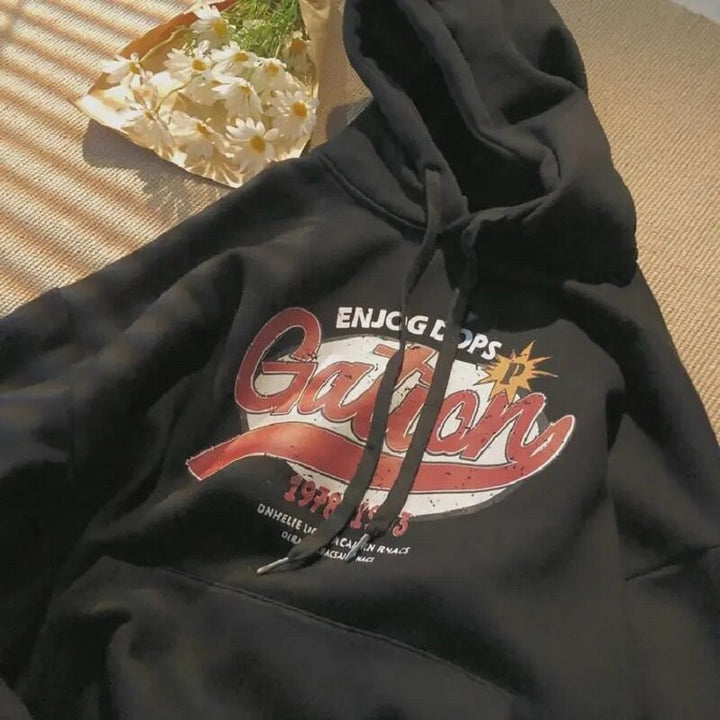 "Gation" Hoodie With Front Pocket