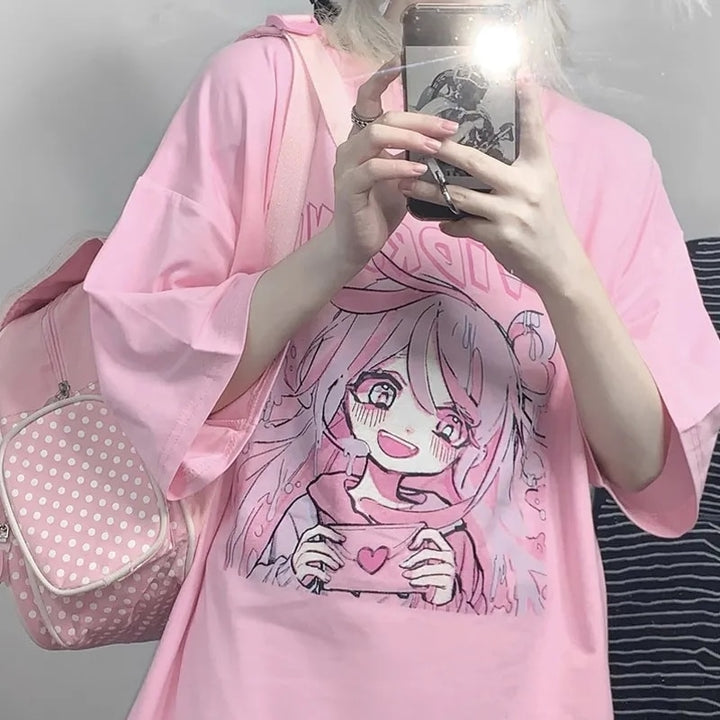 T-Shirt With Anime Girl