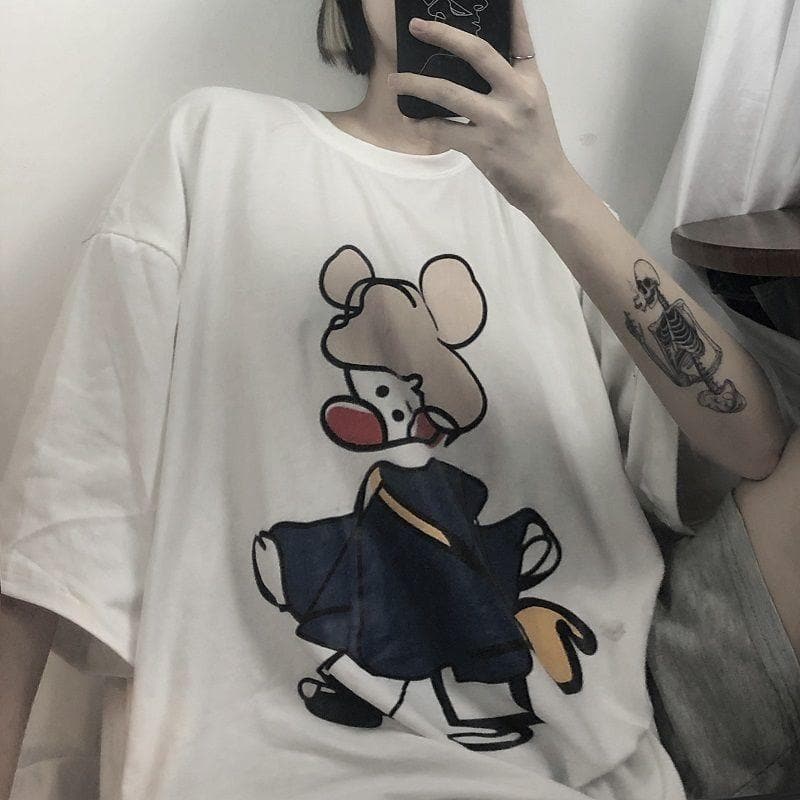 T-Shirt With Girl Print