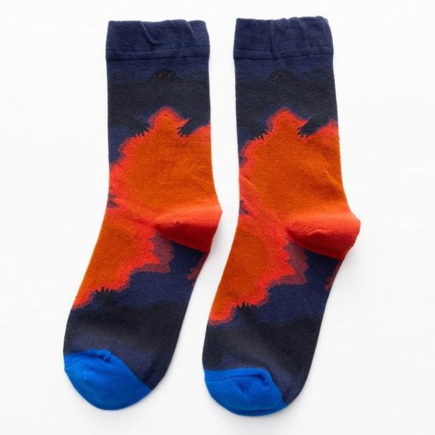 Long Socks With Colorful Print