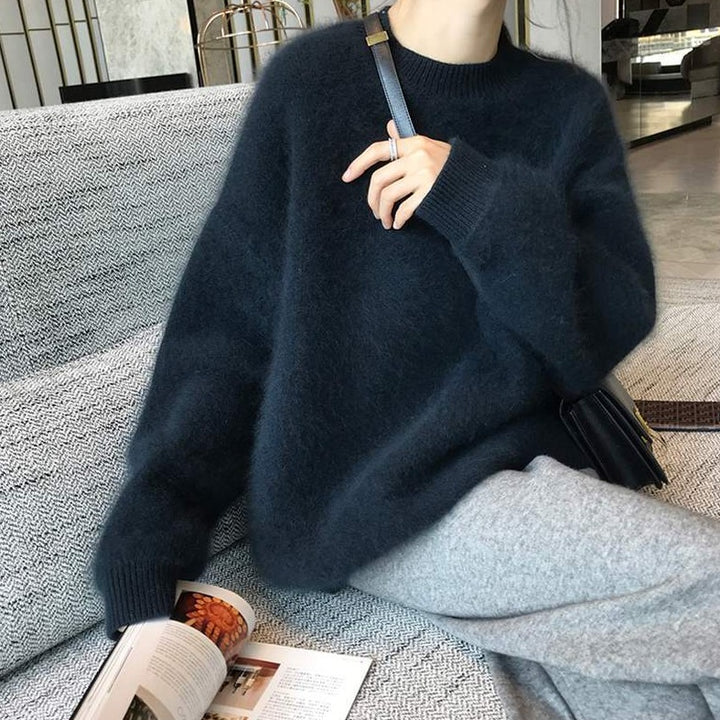 Cashmere Sweater With Dropped Shoulders