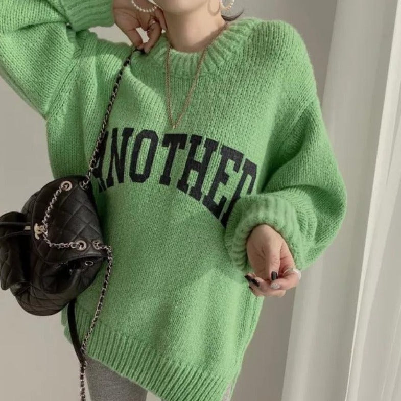 "ANOTHER" Knitted Sweater