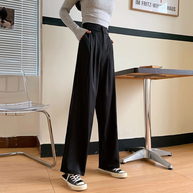 High-Waisted Pants With Pockets