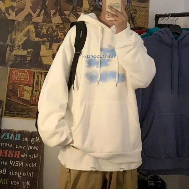 "Feizaozuo Buy" Hoodie With Front Pocket