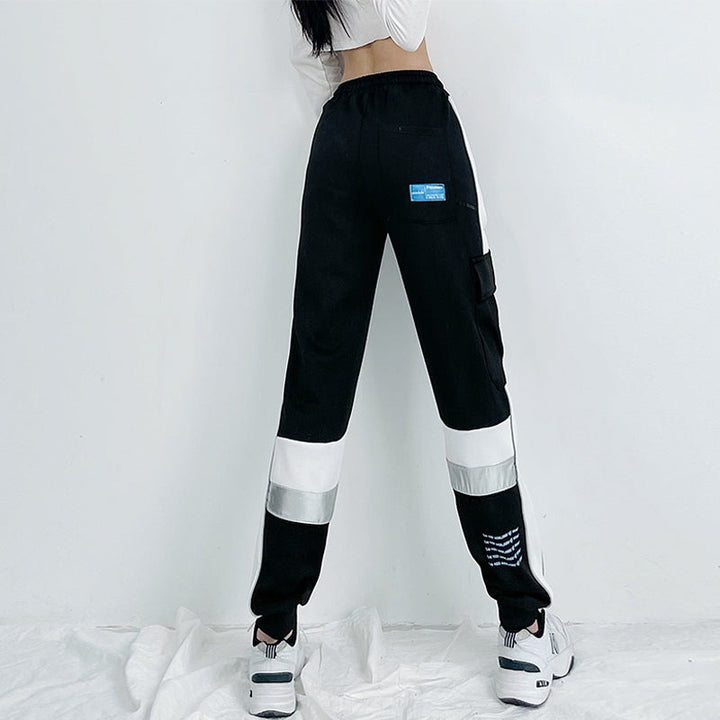 Sweatpants With Lettering And Elastic Waist