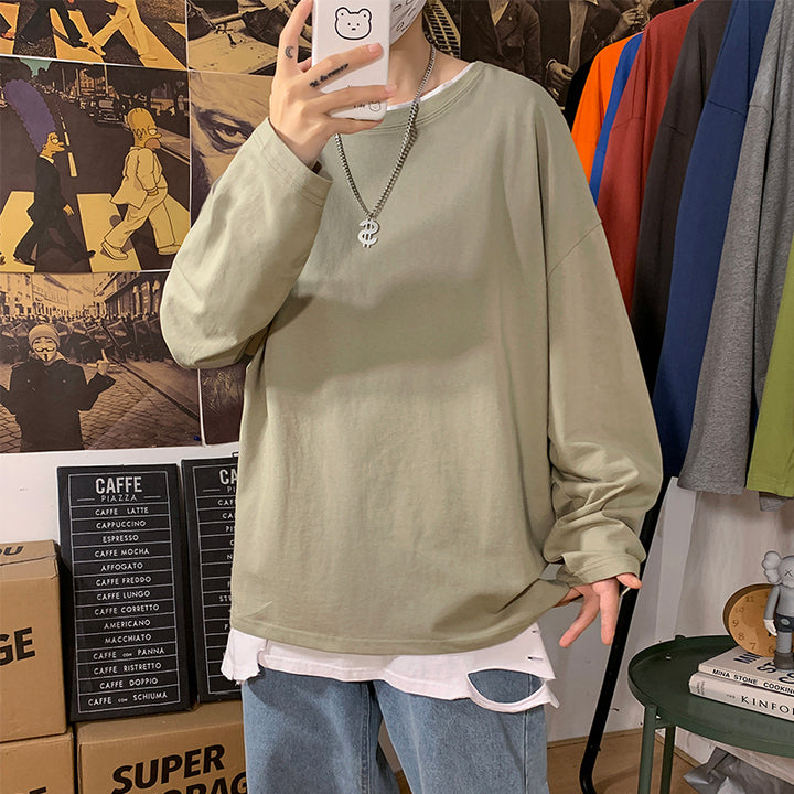Basic Sweatshirt With Dropped Shoulders (M-5XL!)
