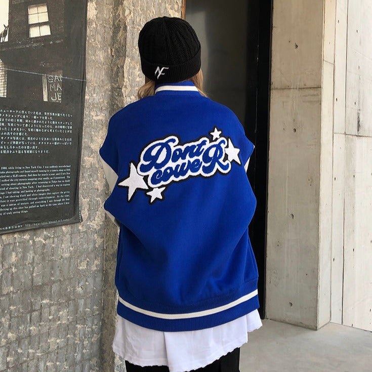 College Jacket With Embroidery