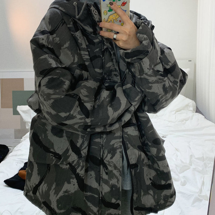 Camouflage Zip-Up Jacket