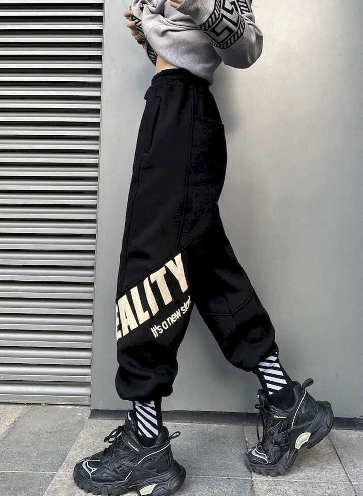 "Reality" Sweatpants With Loose Fit