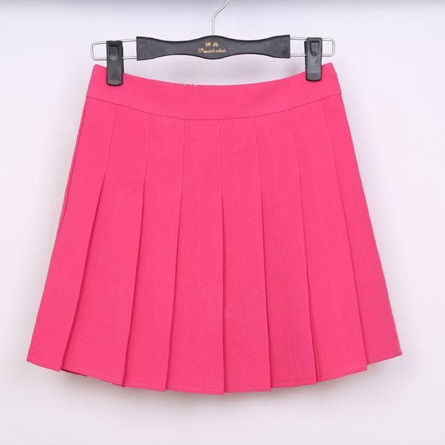 School Uniform Style Skirt - Asian Fashion Lianox