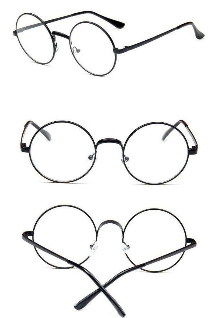 Round Mirror Glasses - Asian Fashion Lianox