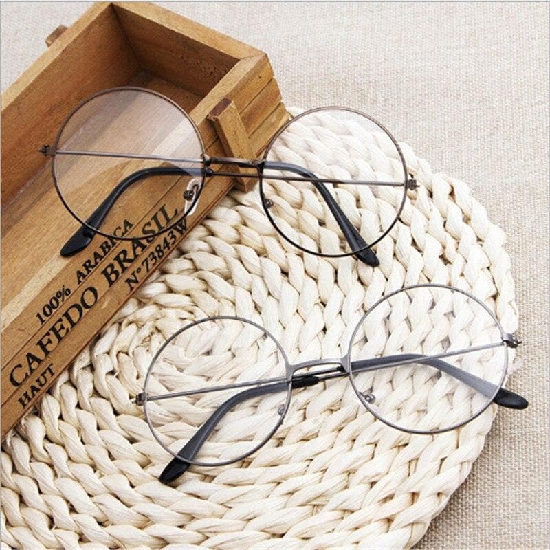 Round Frame Glasses - Asian Fashion Lianox