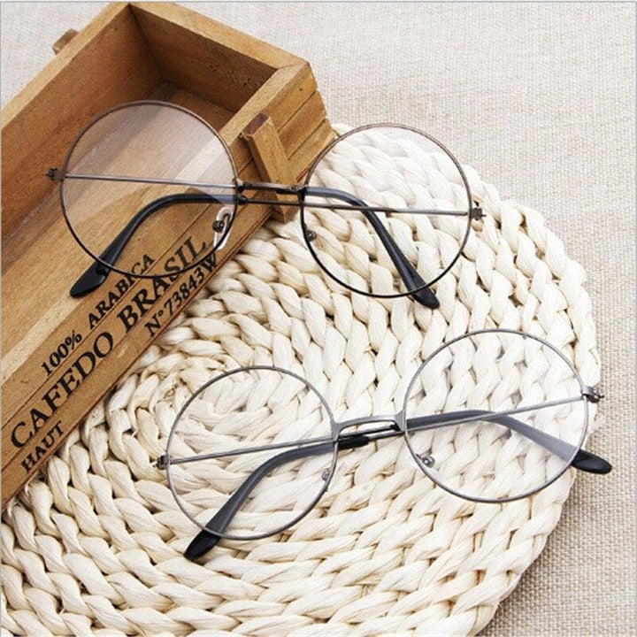 Round Frame Glasses - Asian Fashion Lianox